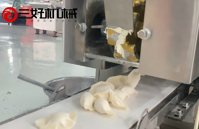 三好仿手工餃子機(jī)做出來(lái)的效果