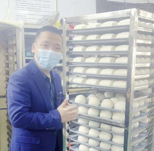 三好千層饅頭機(jī)流水線